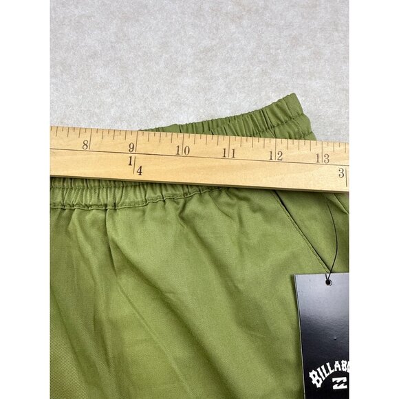 Billabong Pipeline Women's Shorts Green Pull On Size Small Beach Swim Summer NEW - Picture 6 of 11